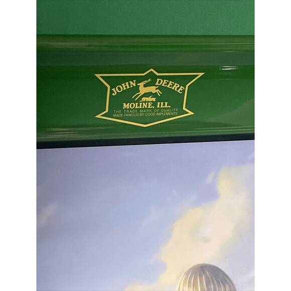 John Deere Serving Tray "Spirit of America" and "Vintage Gathering" 2003 New - Picture 14 of 16